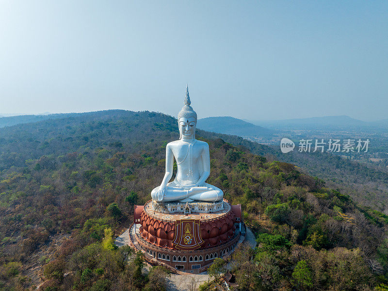 Wat Roi Phra Phutthabat Phu manoram, Mukdahan，泰国